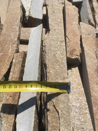 Горбушка златолит золотистый для облицовки купить в Миньяре