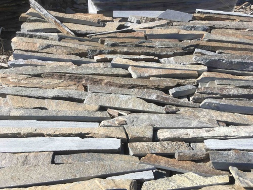 Горбушка златолит мультиколор для облицовки купить в Миньяре