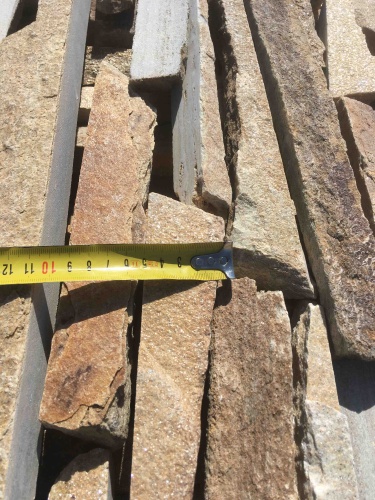 Горбушка златолит золотистый для облицовки купить в Миньяре