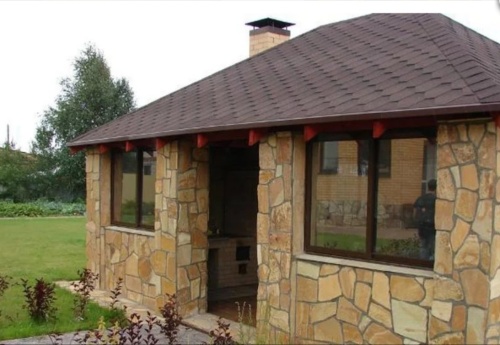 Плитняк златолит жёлтый золотистый для фасада 1,5-3см купить в Миньяре