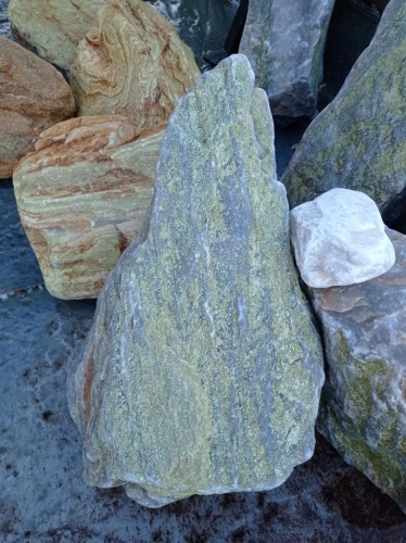 Златолит жёлтый, жёлто-зелёный глыбки и валуны для ланшафтного дизайна купить в Миньяре