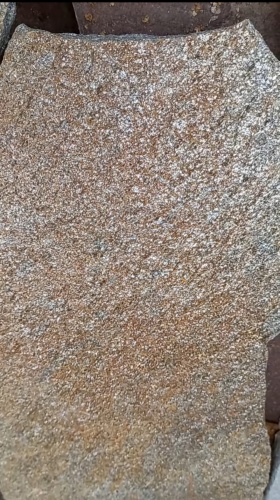 Плитняк златолит серебристый для цоколя, отмостки купить в Миньяре