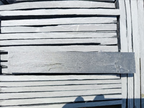 Плитка чёрная из натурального камня фасадная 30 см * 5 см, толщина 7 мм -30 мм купить в Миньяре